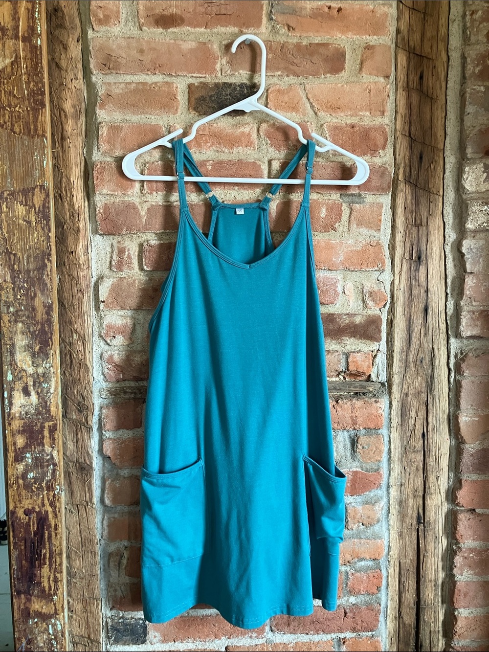 Womens Workout Romper Dress with Shorts Underneath Sleeveless XS